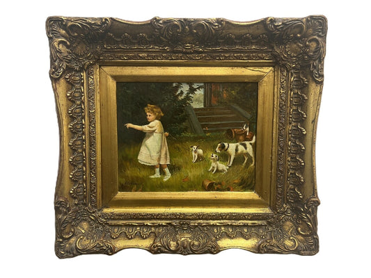 Signed Oil on Panel By Henry Bingham