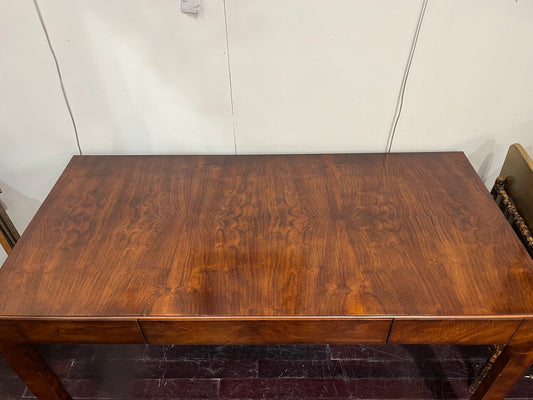 Mid Century Modern Drexel Burl Walnut Writing Desk