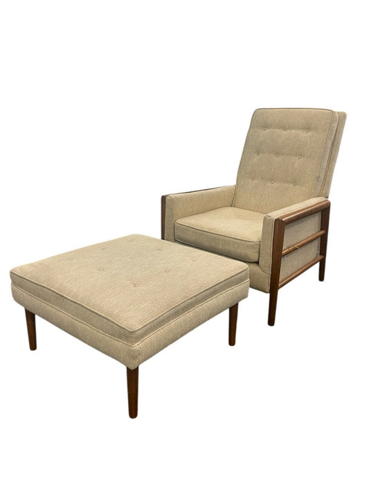 1960's Conant Ball Lounge Chair and Ottoman