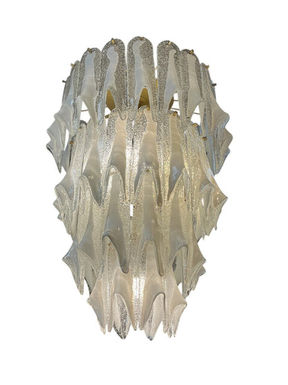 Mid Century Murano 5 Tier Italian Chandelier