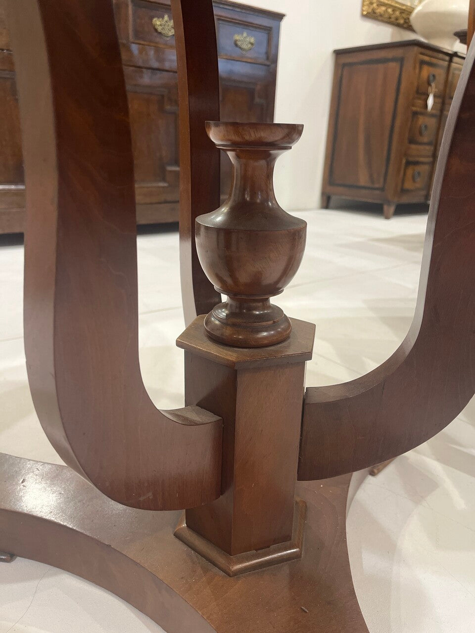 19th Century Biedermeier Style Drum Table