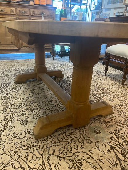 20th Century Country French Oak Dining Table