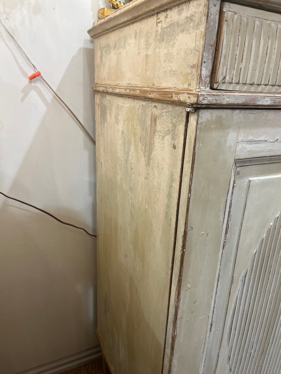 19th Century Gustavian Painted Sideboard Cabinet