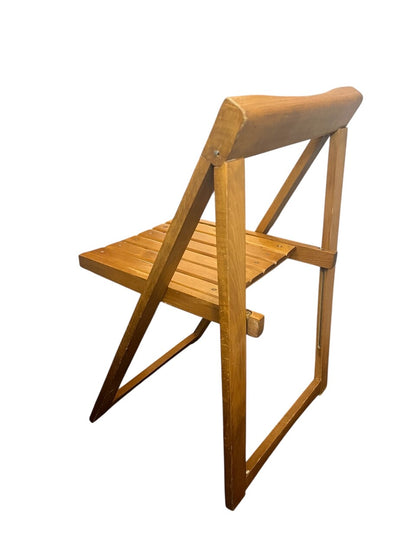 Set of 4 Aldo Jacober for Alberto Bazzani Folding Chairs