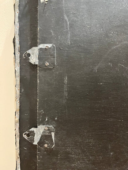 Fabulous Textured Zinc Palm Motif Mirror