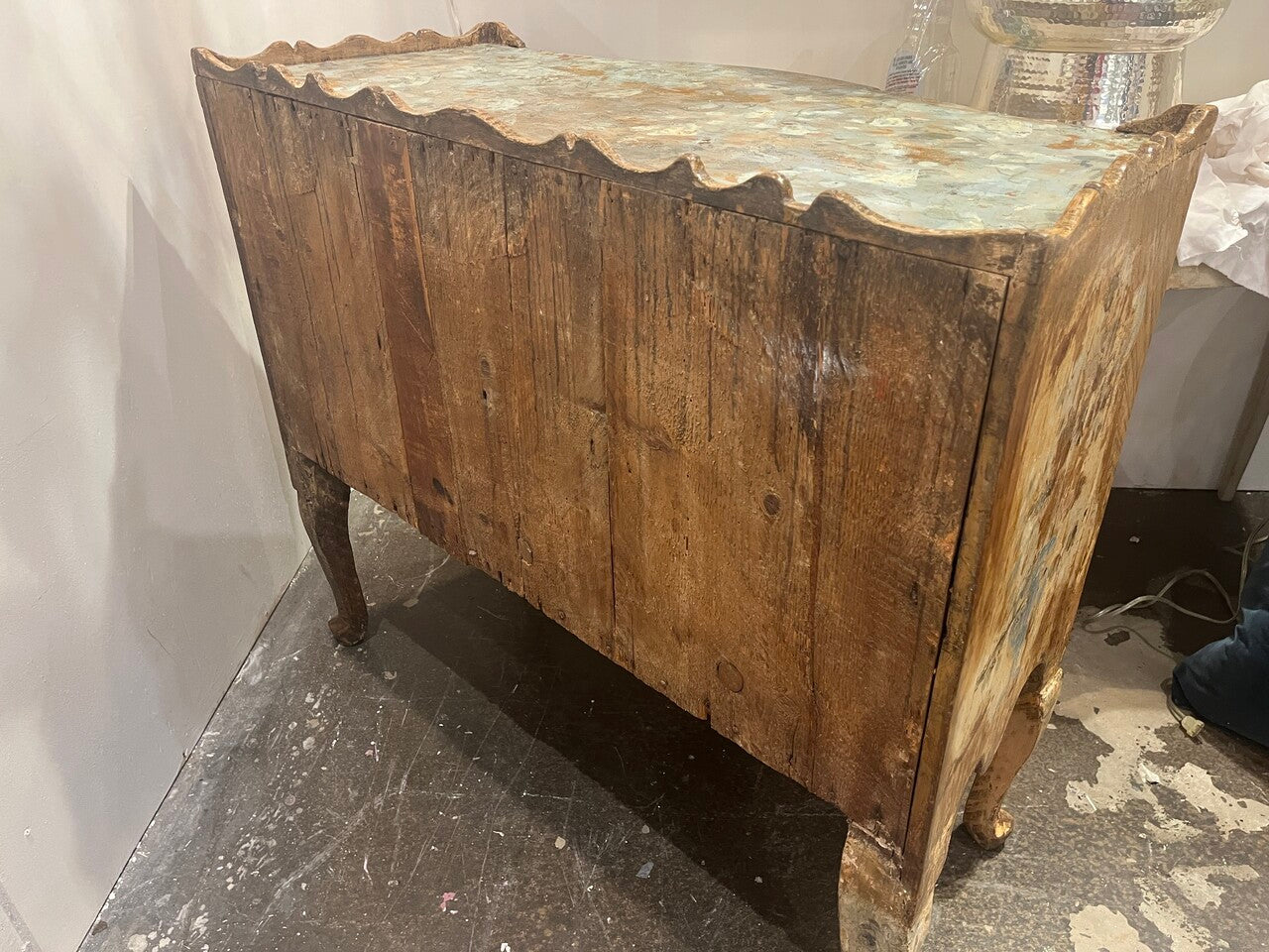 Pair of Exceptional 18th Century Italian Painted Commodes