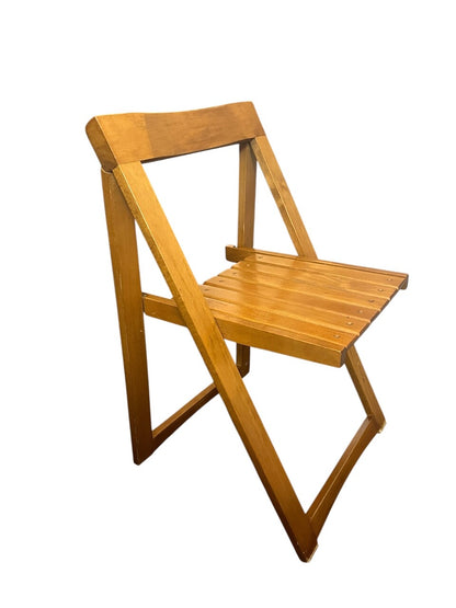 Set of 4 Aldo Jacober for Alberto Bazzani Folding Chairs