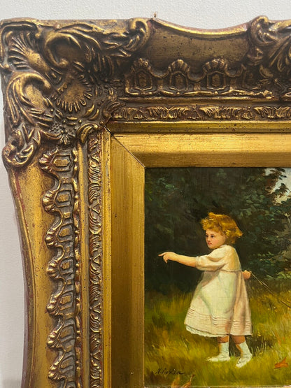 Signed Oil on Panel By Henry Bingham
