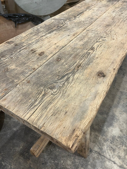 19th Century Italian Primitive Console Table