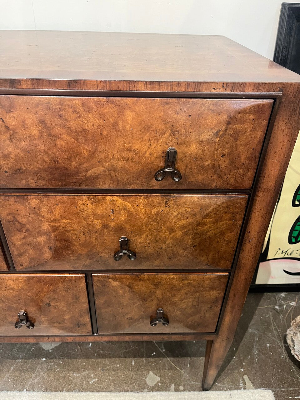 Theodore Alexander Burl Walnut Chest