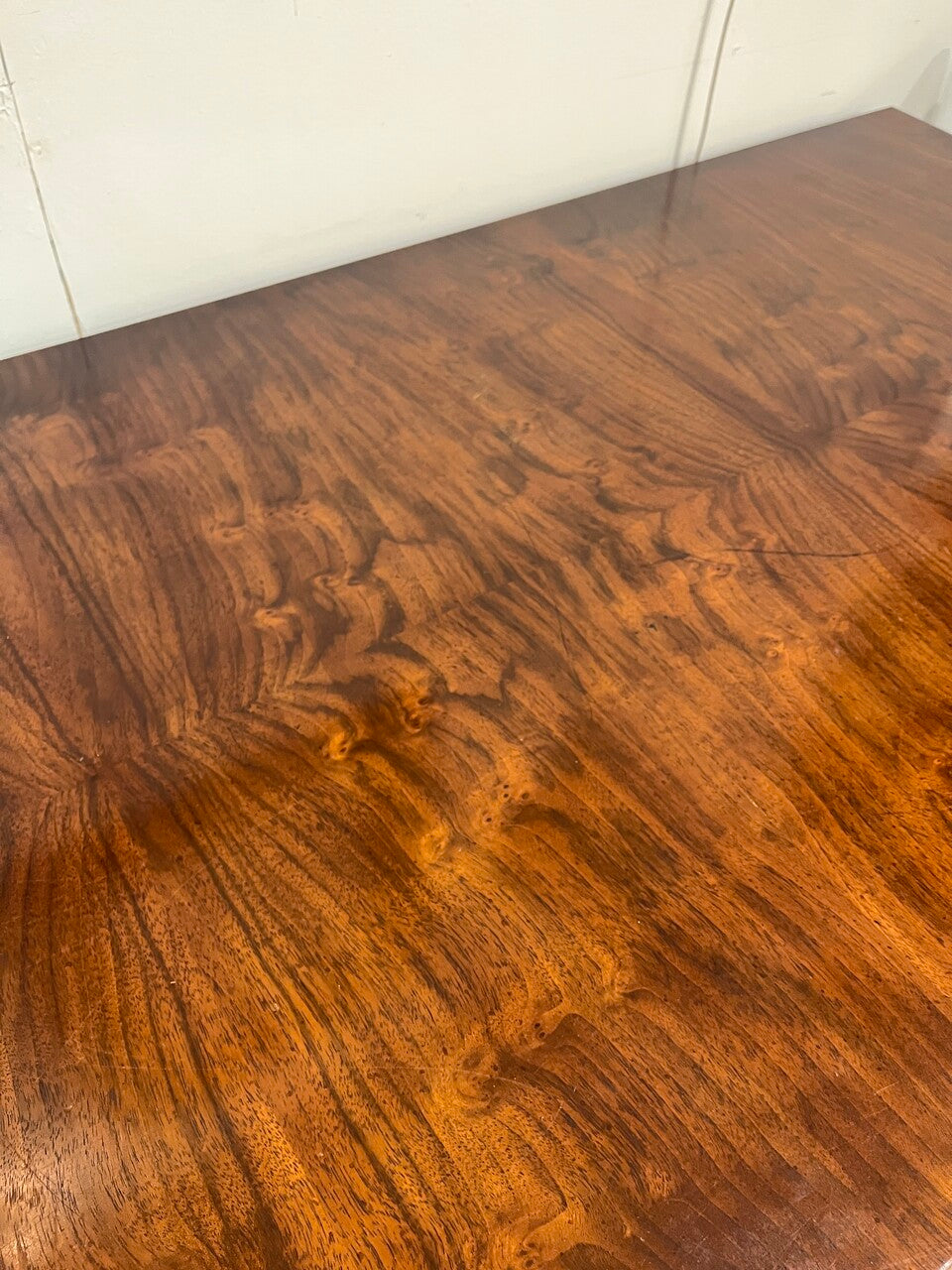 Mid Century Modern Drexel Burl Walnut Writing Desk