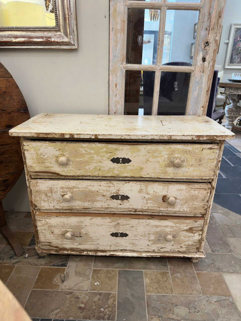 19th Century Swedish Painted Chest of Drawers