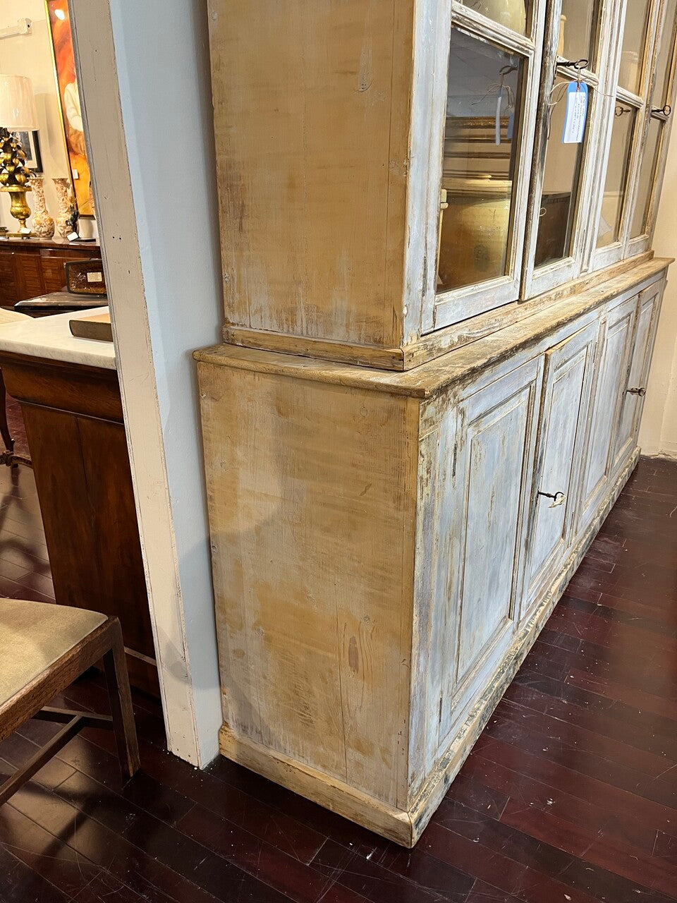 19th Century French Painted Bibliotheque