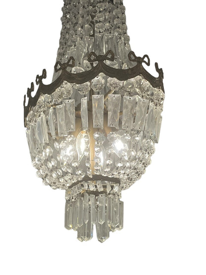 20th Century French Crystal Chandelier
