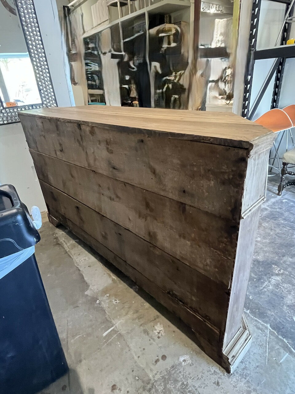 19th Century Bleached Walnut Sideboard