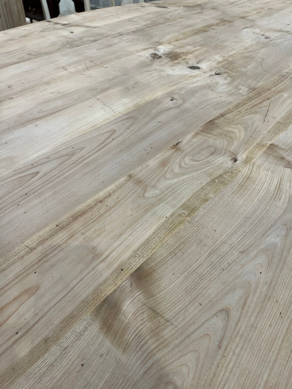 102" Oval Pine Dining Table