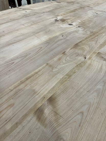 102" Oval Pine Dining Table
