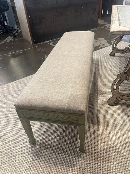 Long Gustavian Style Bench