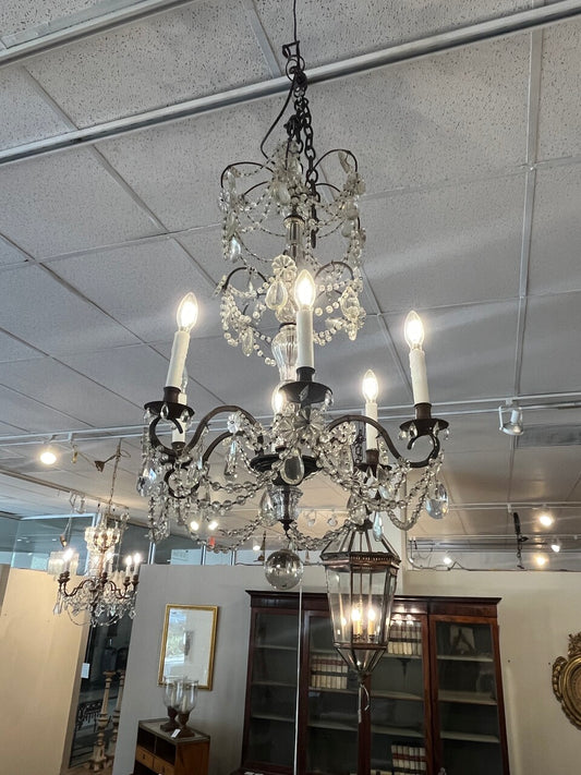 Beautiful 19th Century Crystal Chandelier