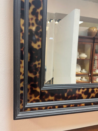 John Richard Faux Tortoise Beveled Mirror