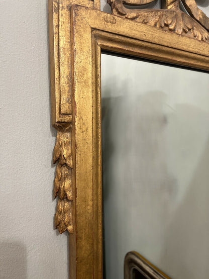 20th Century Italian Giltwood Pier Mirror