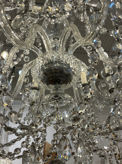 Italian 8 arm Crystal Chandelier