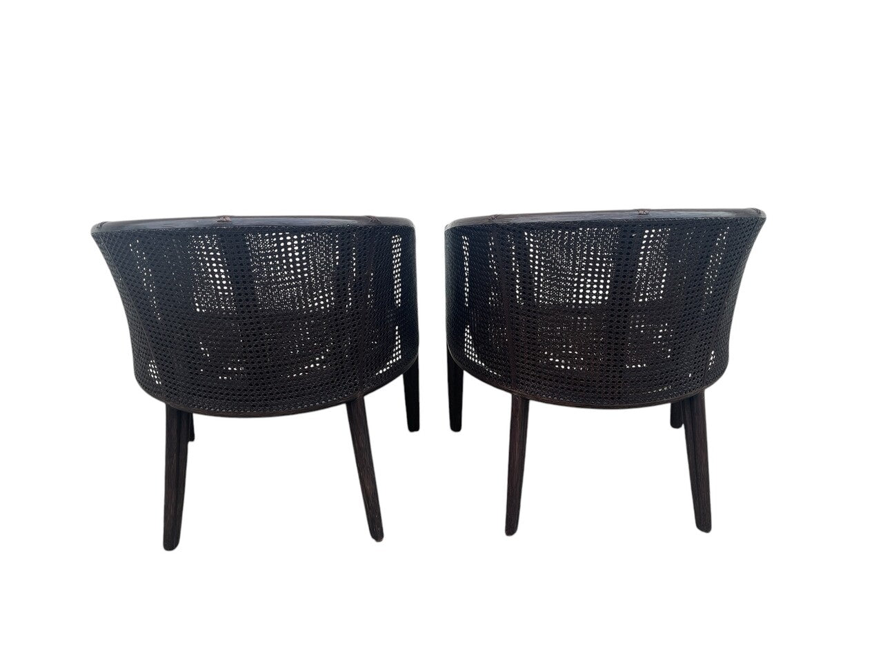 Pair Baker-McGuire Barrel Chairs