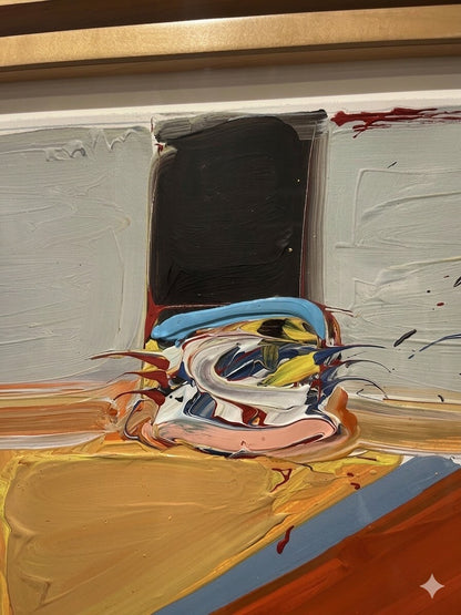 1982 Acrylic on Paper "Top Hat No. 36"
