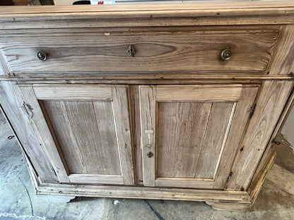 19th Century Bleached Walnut Sideboard