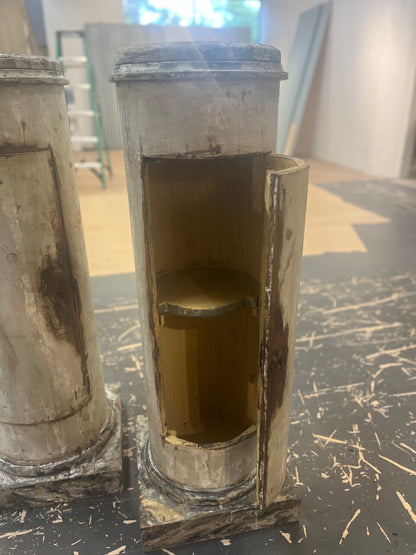 Pair 19th Century Italian Column Pedestals