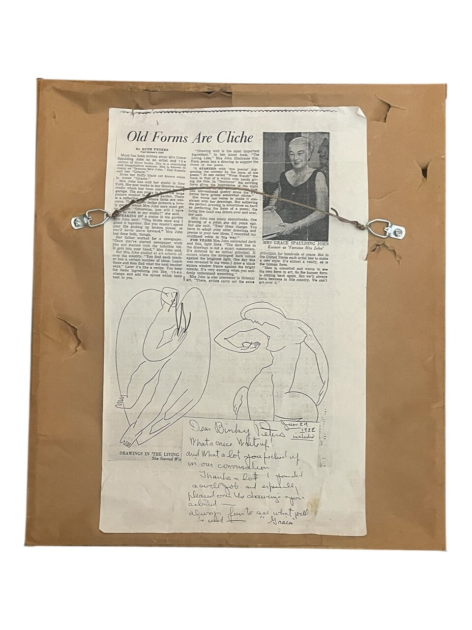 1922 Drawing by Grace Spaulding John