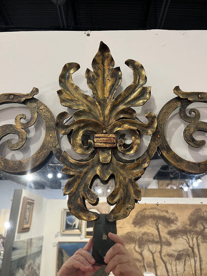 1920's Forged Iron Mirror attributed to Addison Mizner