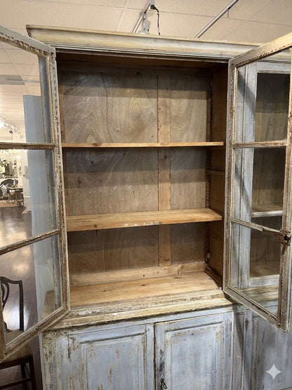 19th Century French Painted Bibliotheque