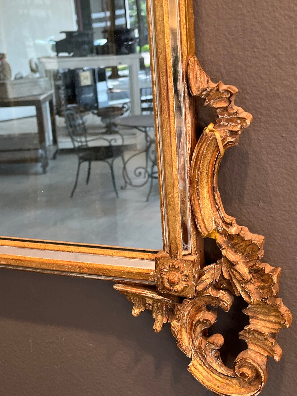 Italian La Barge Giltwood Rococo Mirror