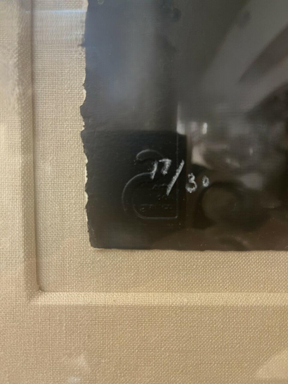 1991 Julio Larraz "Strong Man" #17/30