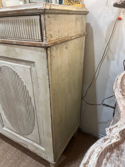 19th Century Gustavian Painted Sideboard Cabinet