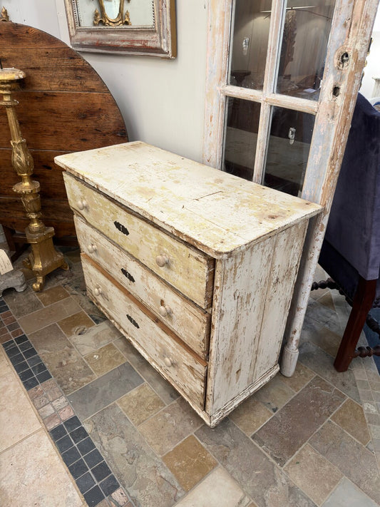 19th Century Swedish Painted Chest of Drawers