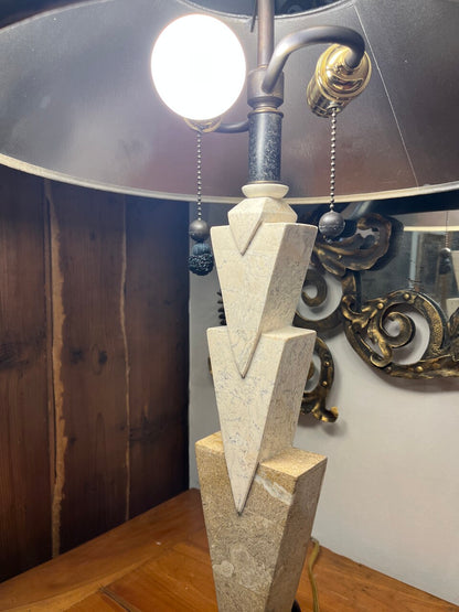 Pair Post Modern Memphis Style Table Lamps