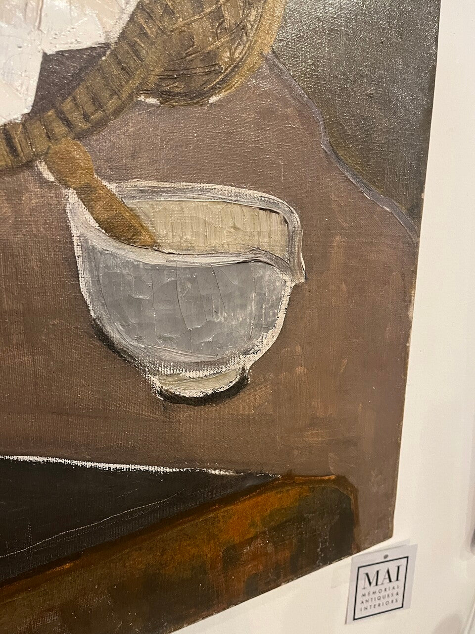 Modernist French Oil on Canvas Still Life