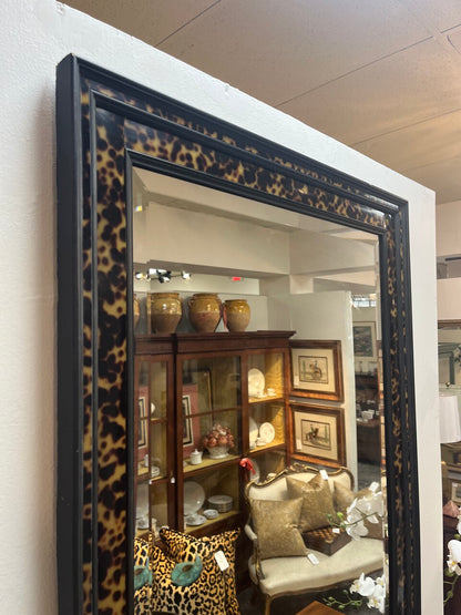 John Richard Faux Tortoise Beveled Mirror