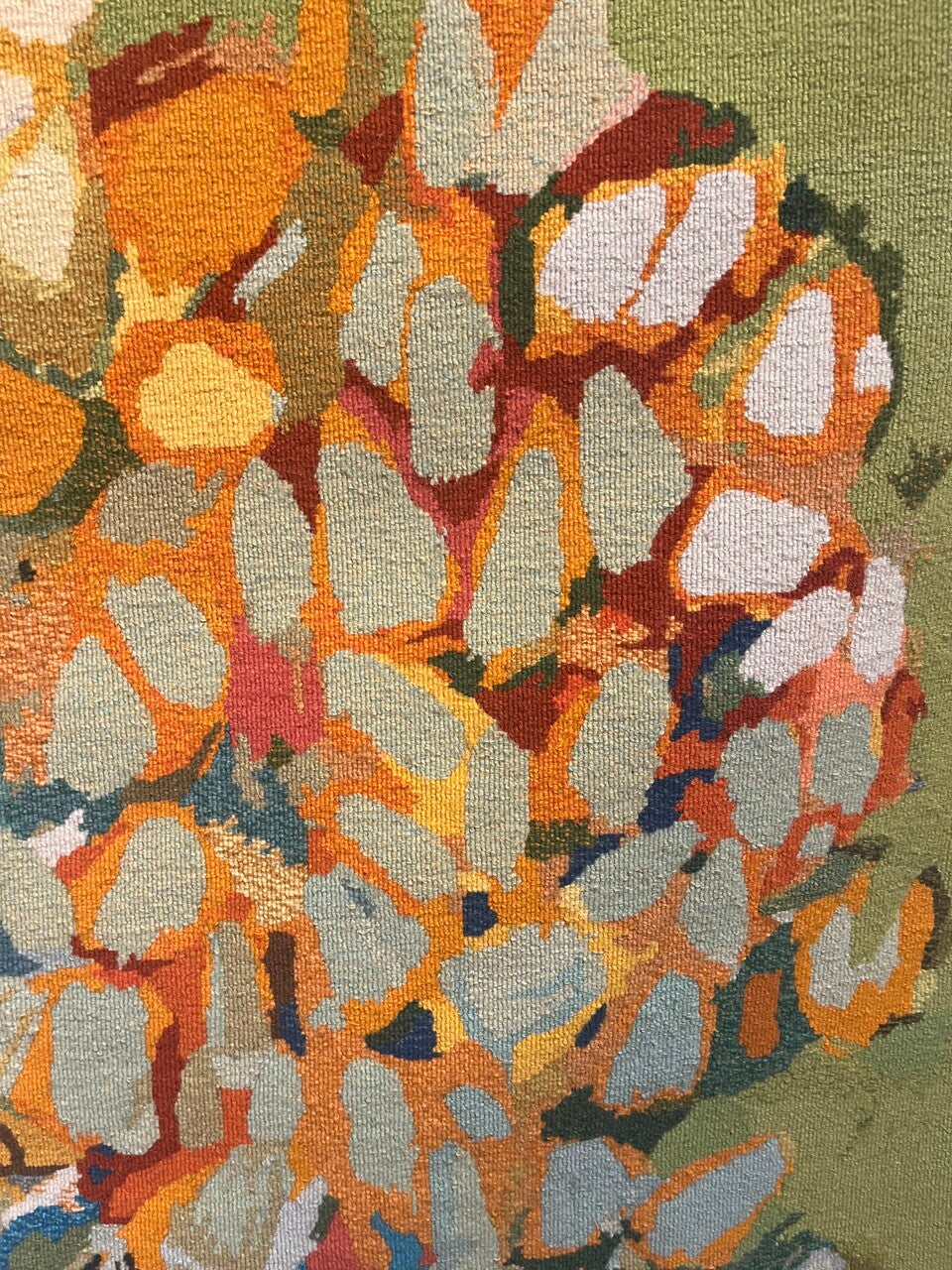 David Adickes Tapestry "Spring Trees Green Sky"
