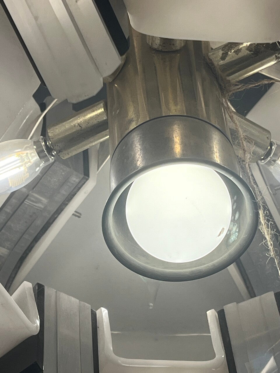 Rare Lucite Mid Century Space Age Chandelier