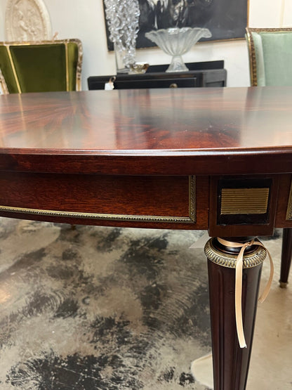 20th Century Louis XVI Style Oval Dining Table
