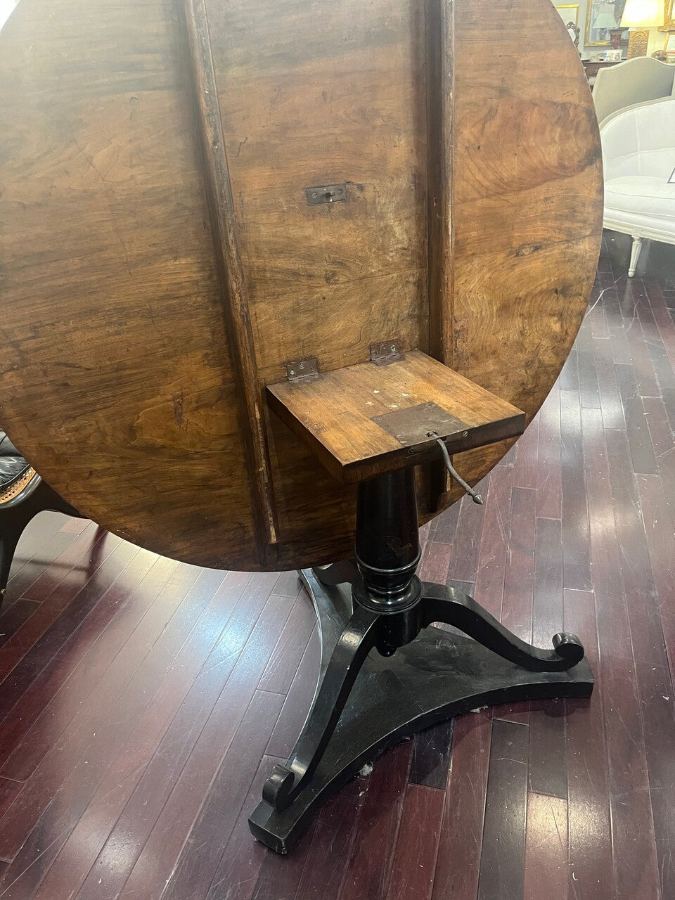 19th Century French Tilt Top Center Table