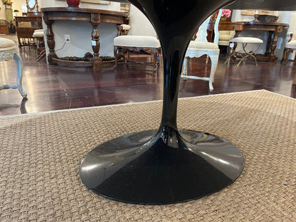 Saarinen Style Oval Dining Table with Marble Top