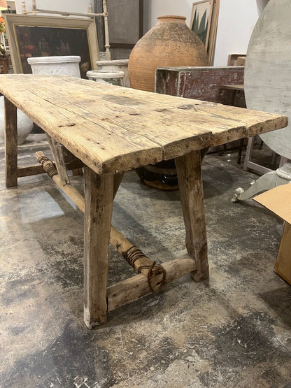 19th Century Italian Primitive Console Table