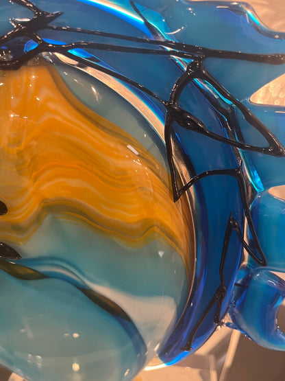 Abstract Murano Sculpture Picasso Style