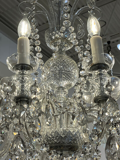 Italian 8 arm Crystal Chandelier