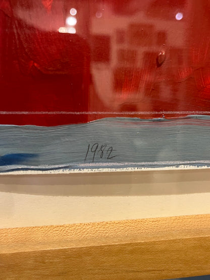 1982 Acrylic on Paper "Top Hat No. 36"