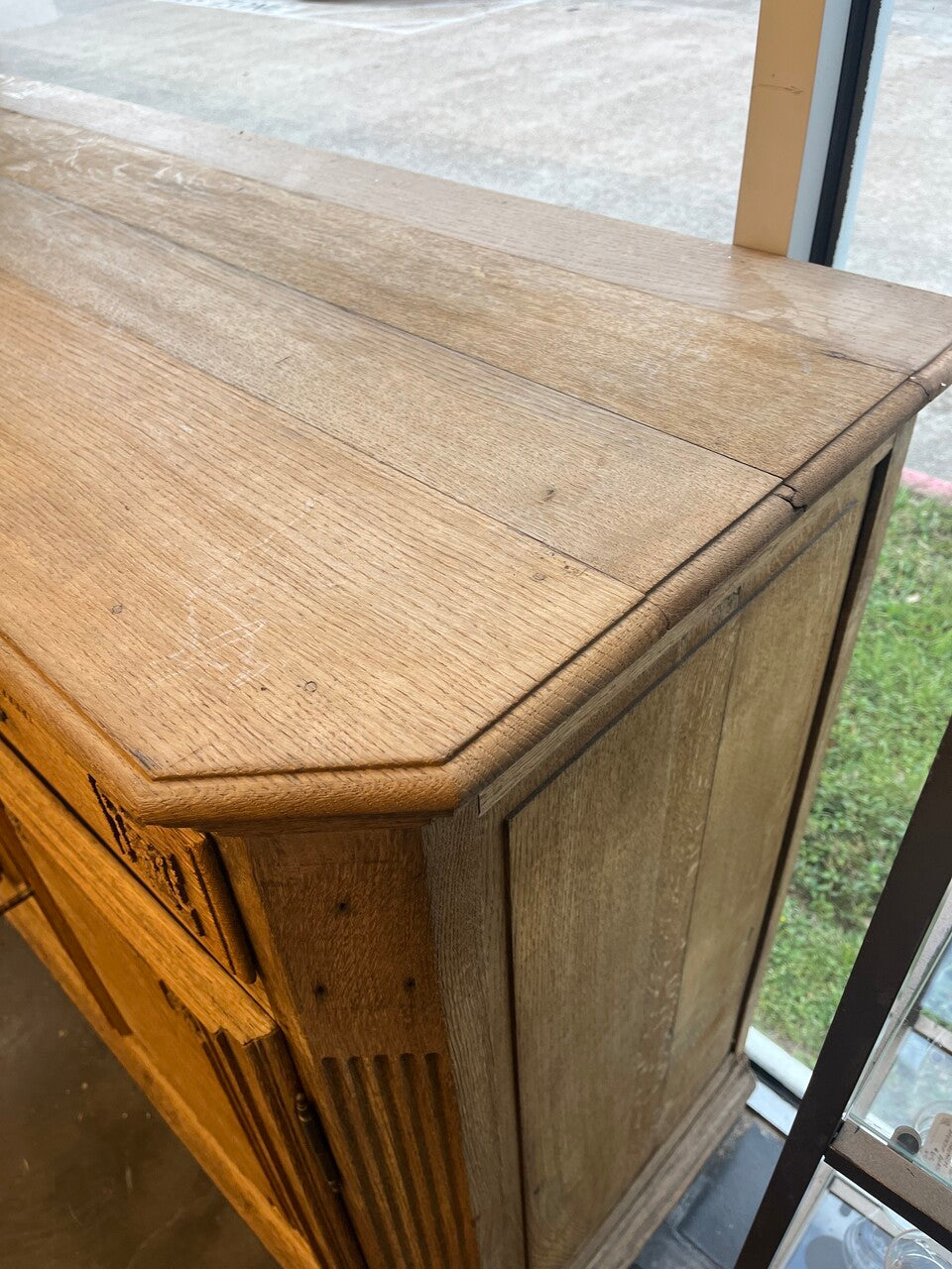 19th Century French Carved Oak Buffet